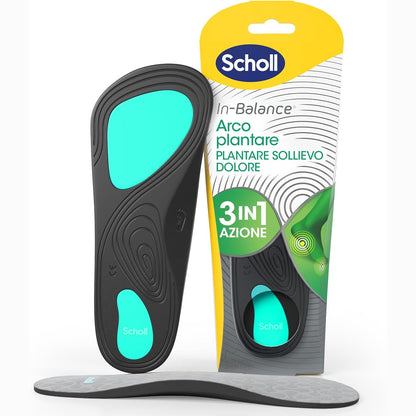 311570 - DR. SCHOLL'S In-Balance, mbështetëse për harkun, Shtroja ortopedike për këmbët e sheshta, madhësia L (42.5-45), 1 palë