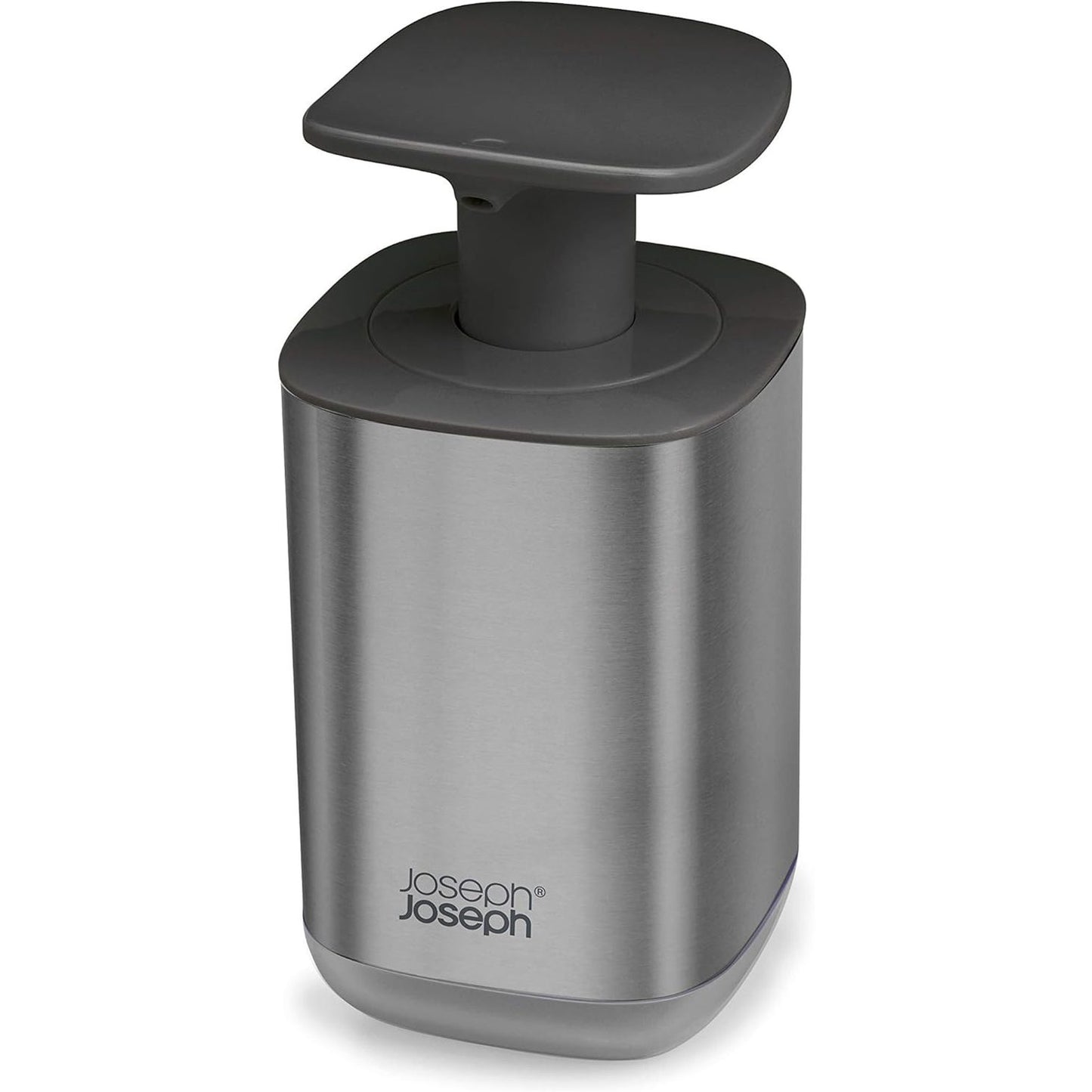 214415 - JOSEPH JOSEPH Dispensues sapuni higjienik Easy-Push me pompë të madhe, çelik inox/gri.