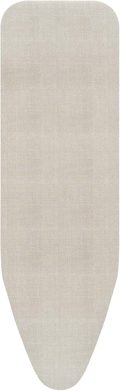 256300 - BRABANTIA Mbulesë për Tavolinë Hekurosjeje 124 x 38 cm – Gri Xhinsi, Shtresa e sipërme 100% pambuk, mbushje me shkumë 8 mm, e qëndrueshme, e lahet