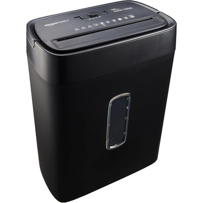 273024 - AMAZON BASICS Shredder letre dhe kartash krediti me prerje tërthore, 12 fletë (Model i ri), i zi