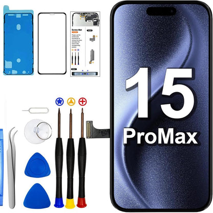 308748 - SIMDOG Set zëvendësues për iPhone 15 Pro Max, 16.5 cm (6.5 inç), Full HD