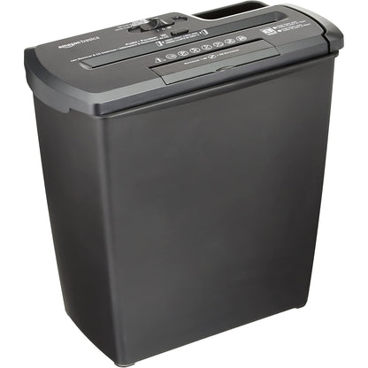 273362 - AMAZON BASICS - Shredder letre, prerje shiritash, shredder CD, 7-8 fletë, e zezë