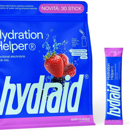 303135 - Hydraid Hydration Helper® BERRY - Elektrolyt Pluver, 25 shkopinj