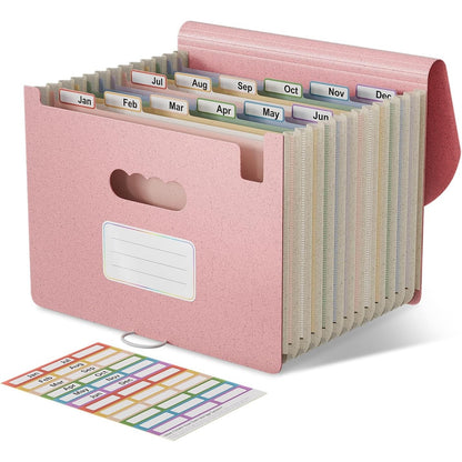296318 - DOSJE DOSJESH A4 ME 12 NDARJE ECOSTASH, RUAJTJE LETRE ADMINISTRATIVE, ORGANIZUES DOSJESH FIZARMONIKE ME KASHTË GRURI, MBAJTËSE DOKUMENTESH, PA BPA, KTHIM NË NATYRË, JETË E SHËNDETSHME - ROZË LULESHTRYDHE