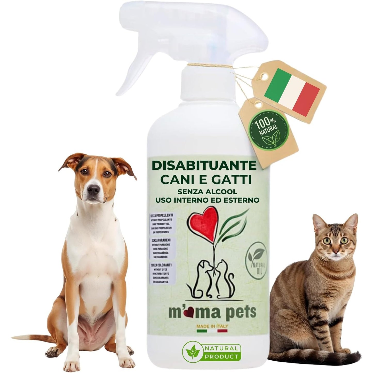 224053 - MAMA PETS Repelent urine me bazë bimore për qen dhe mace, 500 ml