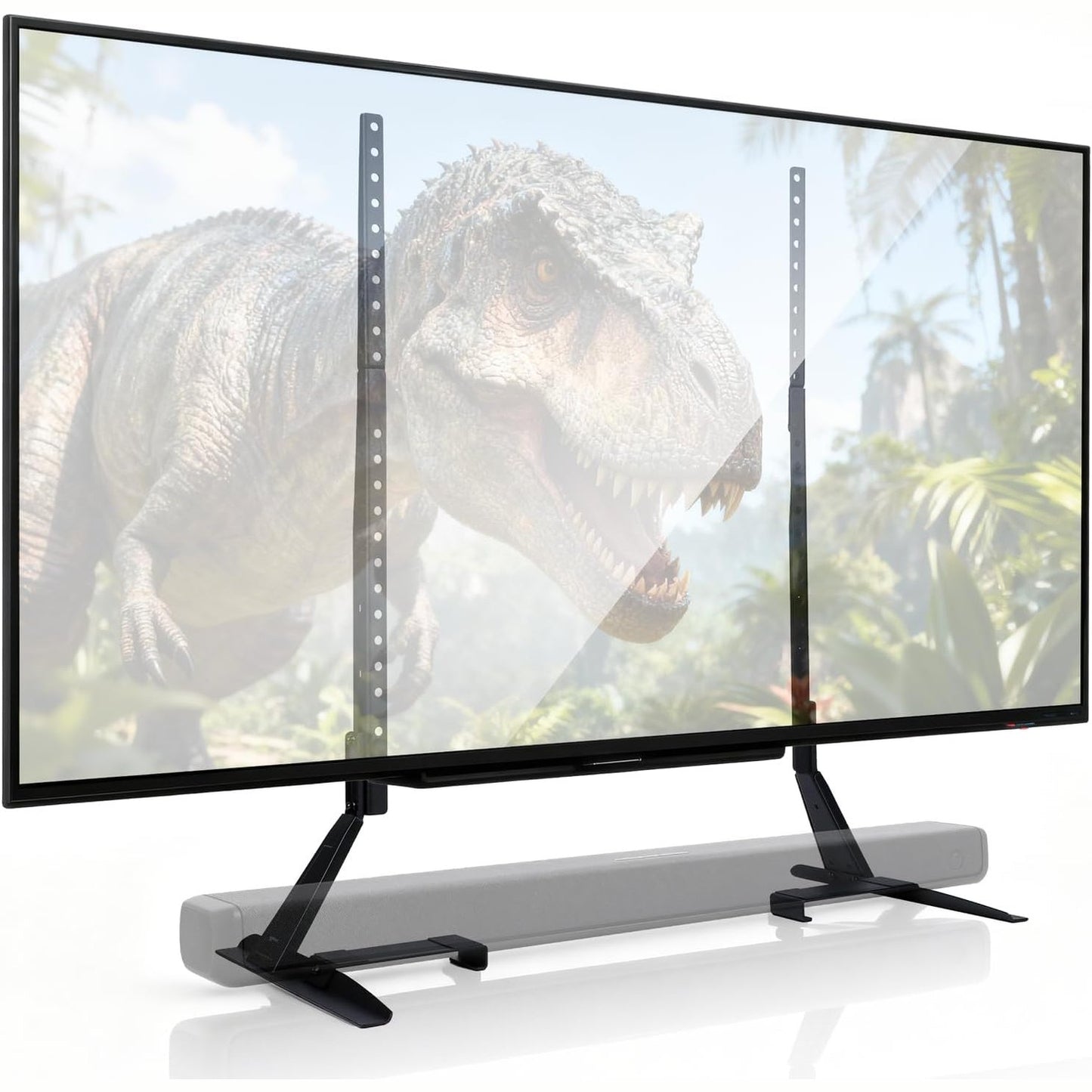 268508 - AMAZON BASICS Mbështetëse universale për televizor LCD/LED/plazma 22" deri në 77", e rregullueshme në lartësi, mbështet deri në 36 kg, VESA 800 x 400 mm, e zezë