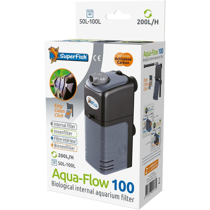 256201 - SUPERFISH - Filtri i ujit të akuariumit Aqua-flow-100, Prizë për Mbretërinë e Bashkuar, Model 573036/1590