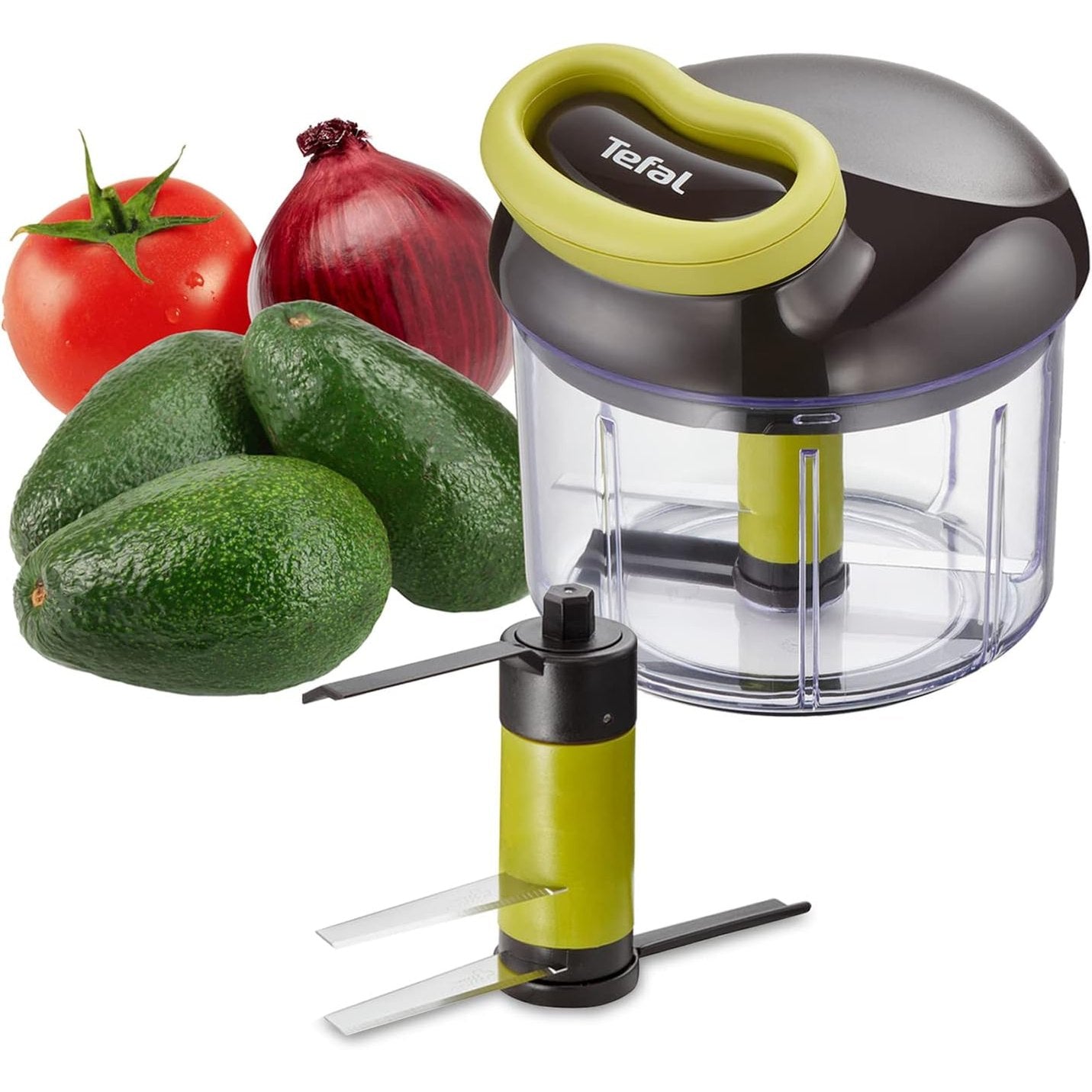 252514 - TEFAL Copëtues manual ushqimi 5-sekondësh, 900ml, përzierje, tehe çeliku inox, K1320404