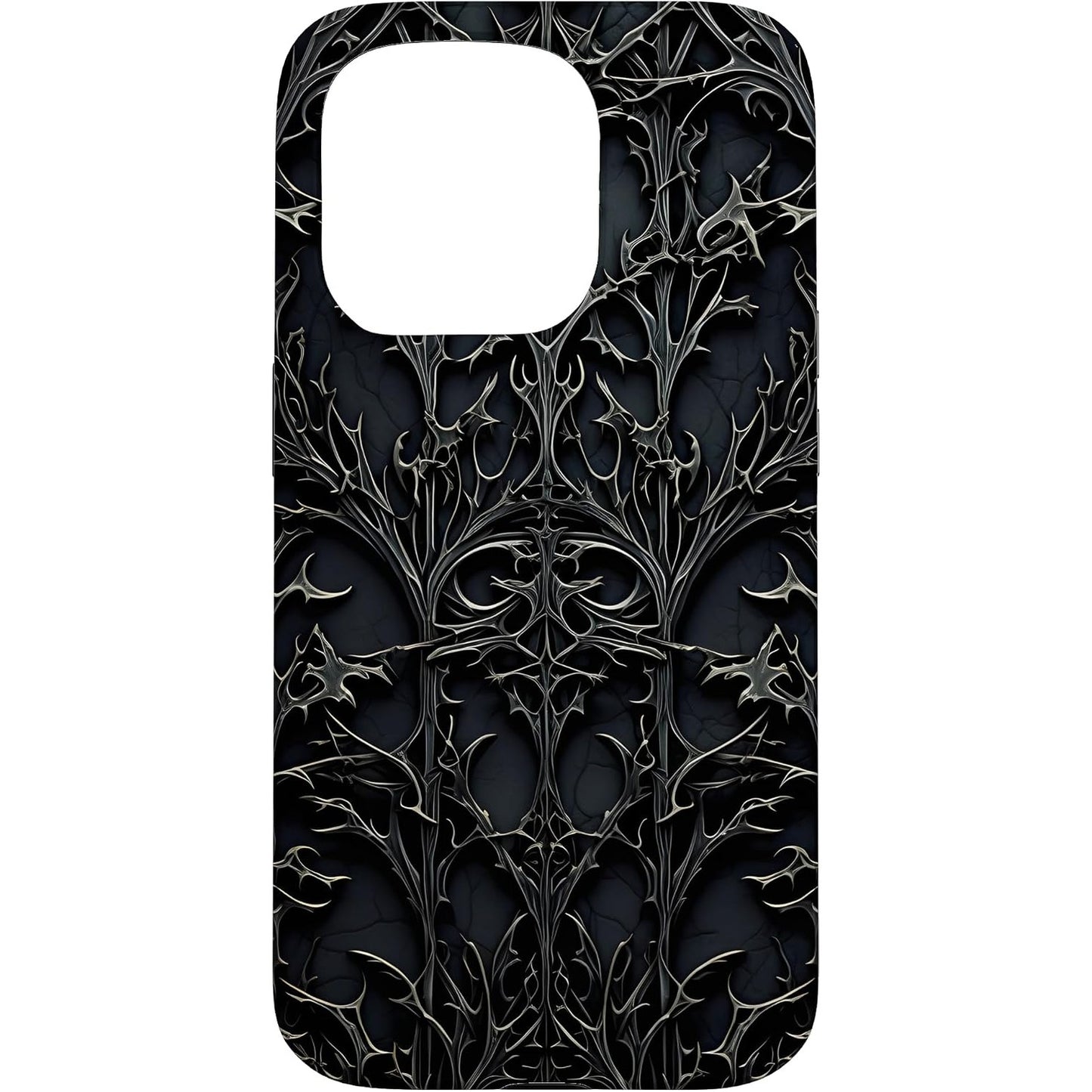 276886 - Mbështjellëse me model gotik për iPhone 15 Pro