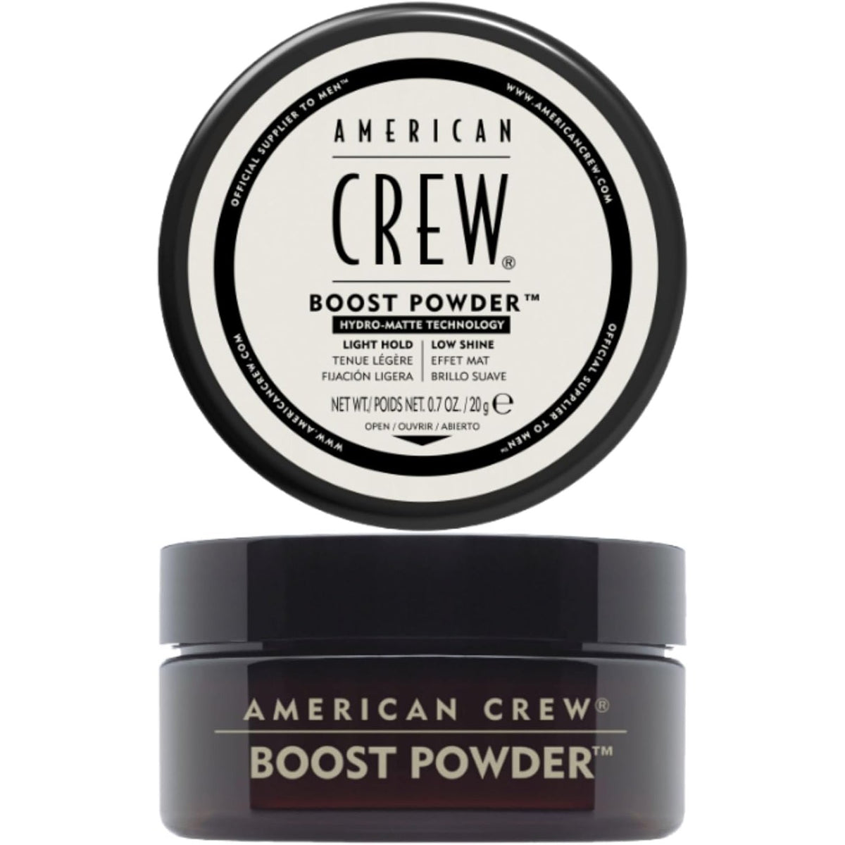 311945 - AMERICAN CREW Pudër Boost, 20g, Pudër Stilizuese Volumizuese për Burra, Mbajtje e Lehtë dhe Përfundim Mat