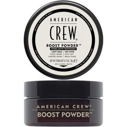 311945 - AMERICAN CREW Pudër Boost, 20g, Pudër Stilizuese Volumizuese për Burra, Mbajtje e Lehtë dhe Përfundim Mat