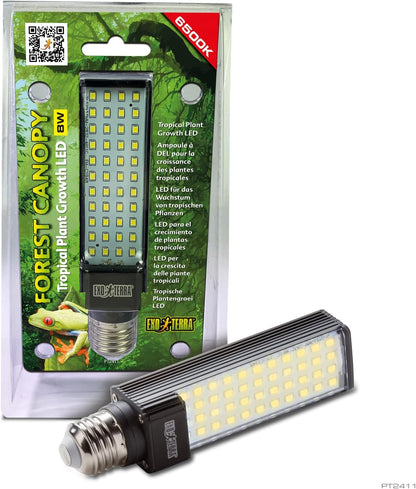 255941 - LLAMBË LED Exo Terra Forest Canopy, 8W, E27, 6500 K, për terrariume, me balast të integruar, 1 copë