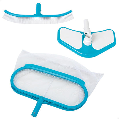 209306 - INTEX 29057 - Set Pastrimi i Pishinës Deluxe, Materiali Plastik, Ngjyra Blu