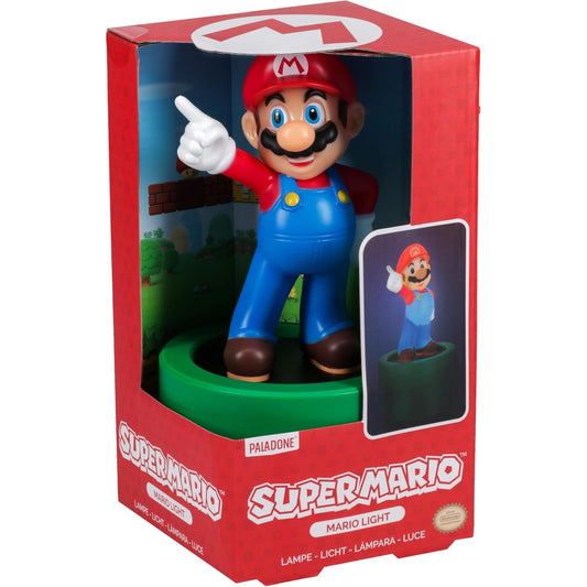 196184 - NINTENDO Dritë Figure Super Mario, Dekor Shtëpie dhe Zyrtare, Funksionon Me Bateri - Licencë Zyrtare