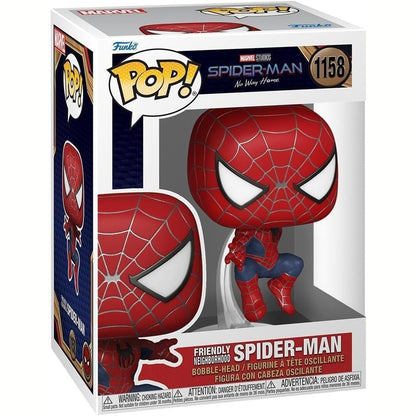 222698 - FUNKO POP! MARVEL: SPIDER-MAN NO WAY HOME 2021 - SPIDER-MAN - LEAPING SM2 - FIGURË PREJ VINILI PËR KOLEKSION - IDE PËR DHURATË - PRODUKTE ZYRTARE - LODRA PËR FËMIJË DHE TË RITUR - ADHURUES FILMASH