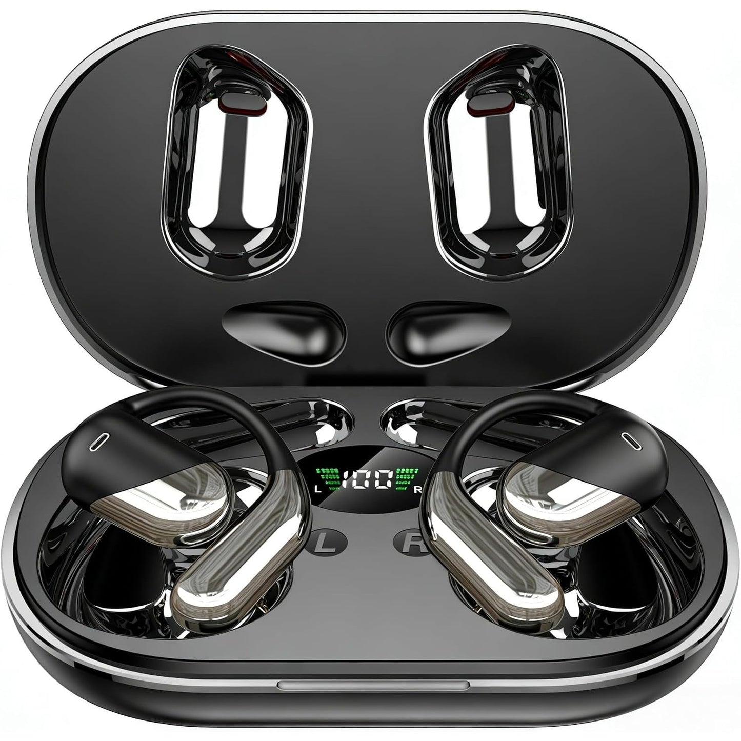 272664 - Kufje Përkthimi Inteligjent me IA, Përkthyes të Menjëhershëm Paekole 3-në-1, Lidhje Bluetooth 6.4, Përkthim Shumëgjuhësh (105 Gjuhë), Jetëgjatësi e Zgjatur e Baterisë (150 orë) për Studentë dhe Udhëtarë