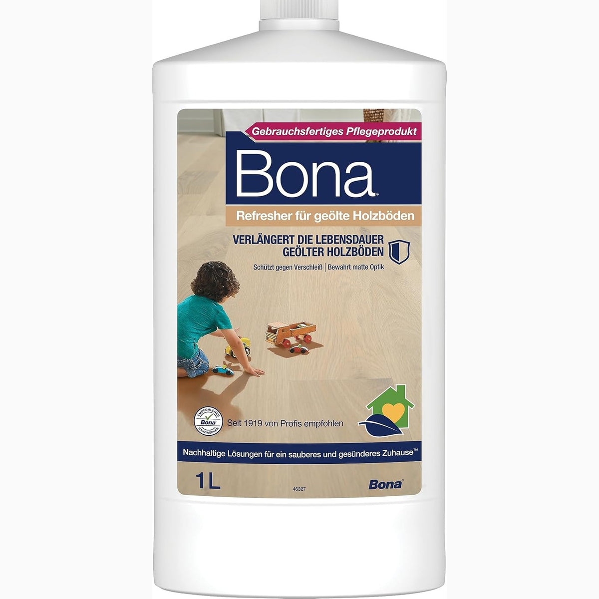 303070 - BONA REFRESHER 1L, vaj për kujdesin e dyshemeve druri të lyer me vaj