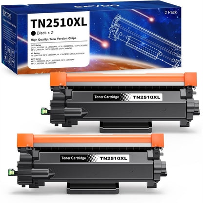 268992 - TONERI TN2510 TN2510XL i pajtueshëm me Brother TN-2510 TN-2510 XL për MFC-L2835DW MFC-L2827DW MFC-L2800DW DCP-L2660DW DCP-L2620DW DCP-L2627DW MFC-L2860DWE, ngjyrë Noir