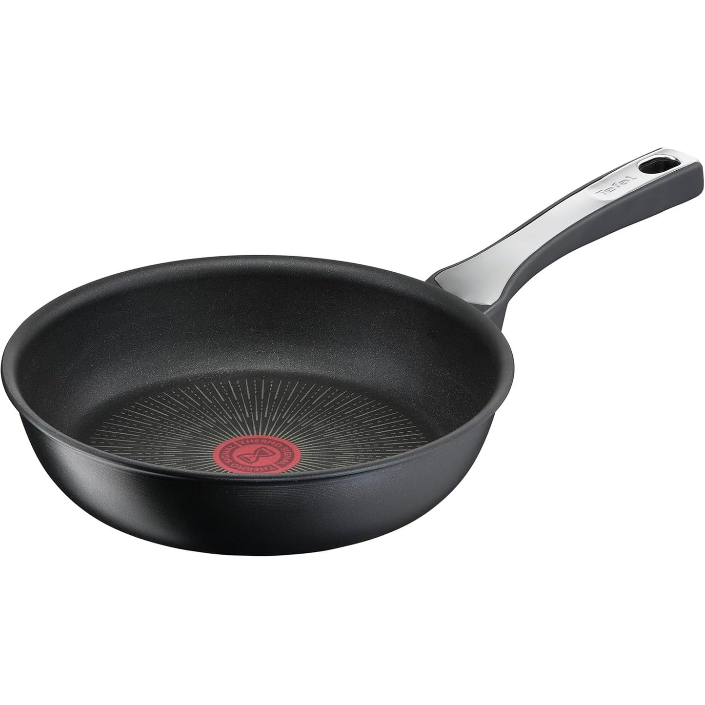 183382 - TIGAN TEFAL Unlimited, 24cm, Rezistent në Induksion, me Shtresë Jo-ngjitëse të Qëndrueshme, Funksion Thermo-Signal, Prodhim Francez G25904AZ