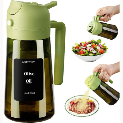 220535 - SWEET VIEW Dispenser dhe Spërkatës Vajrash - Derdhës Vajrash prej Qelqi, 470 ml