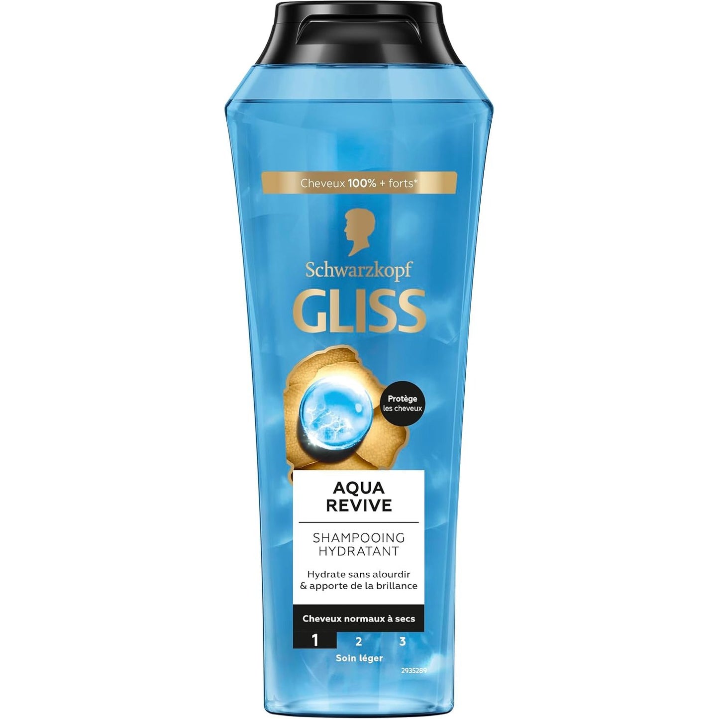 319172 - SCHWARZKOPF - Gliss - Shampo Aqua Revive - 250ml - Riparues i flokëve për flokë normalë deri të thatë - Acid hialuronik dhe kompleks algash detare