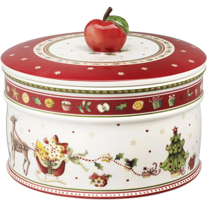 183241 - VILLEROY & BOCH - Kuti e madhe për biskota Winter Bakery Delight, porcelan premium, shumëngjyrëshe