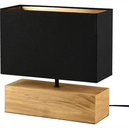 217828 - REALITY TAFFELAMP WOODY 1 X E27