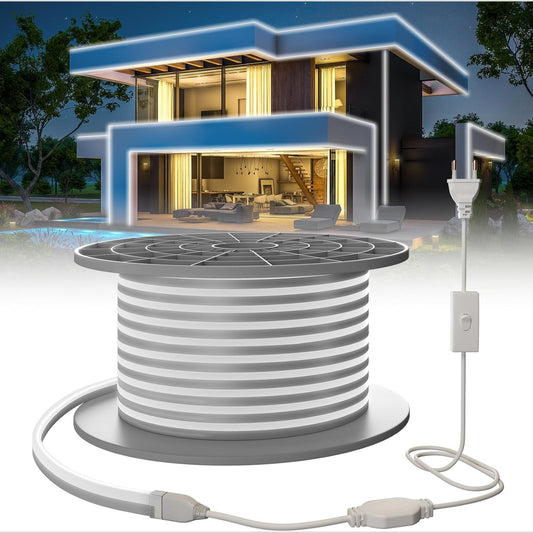 245234 - SUCIKORIO Shirit LED Neoni 15m për Jashtë, 220V, IP65, 6000K, 120 LED/m