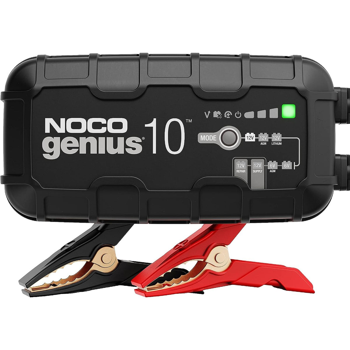 312490 - NOCO Karikues Baterie GENIUS10 10A për Makinë dhe Motoçikletë 6V/12V, Desulfator për Bateri AGM, Litium (LiFePO4) dhe Start-Stop