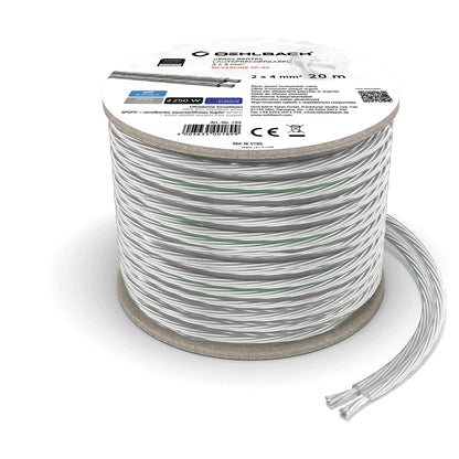 272760 - OEHLBACH Silverline SP-40 - Kabllo Altoparlanti Stereo Hi-Fi - 2x4mm² SPOFC (bakër i veshur me argjend) - 10m
