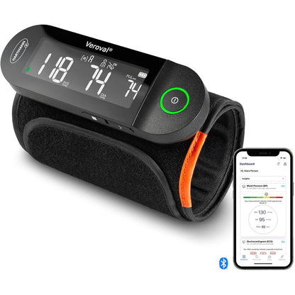 289580 - VEROVAL Monitor tensioni gjaku fusion, për krahun e sipërm, pa kabllo ose tuba, monitor dixhital automatik me Bluetooth dhe aplikacion shëndetësor, transferim të dhënash në Apple Health