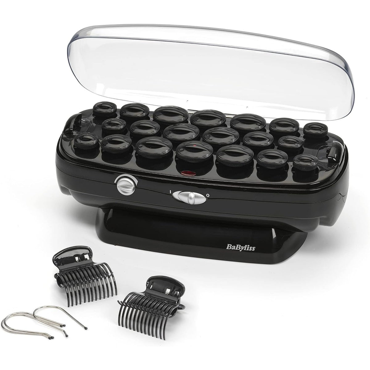315731 - BABYLISS Set për kaçurrela me rul termo-qeramik RS035E, 20 rul në 3 madhësi për vëllim dhe kaçurrela që qëndrojnë në vend