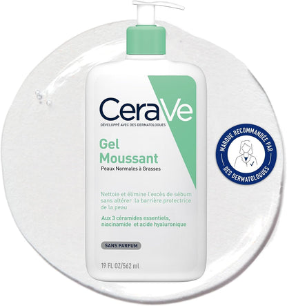 321435 - CERA VE - Pastrues me xhel shkumë për fytyrën - 473ml - Ceramide dhe acid hialuronik - Pa aromë