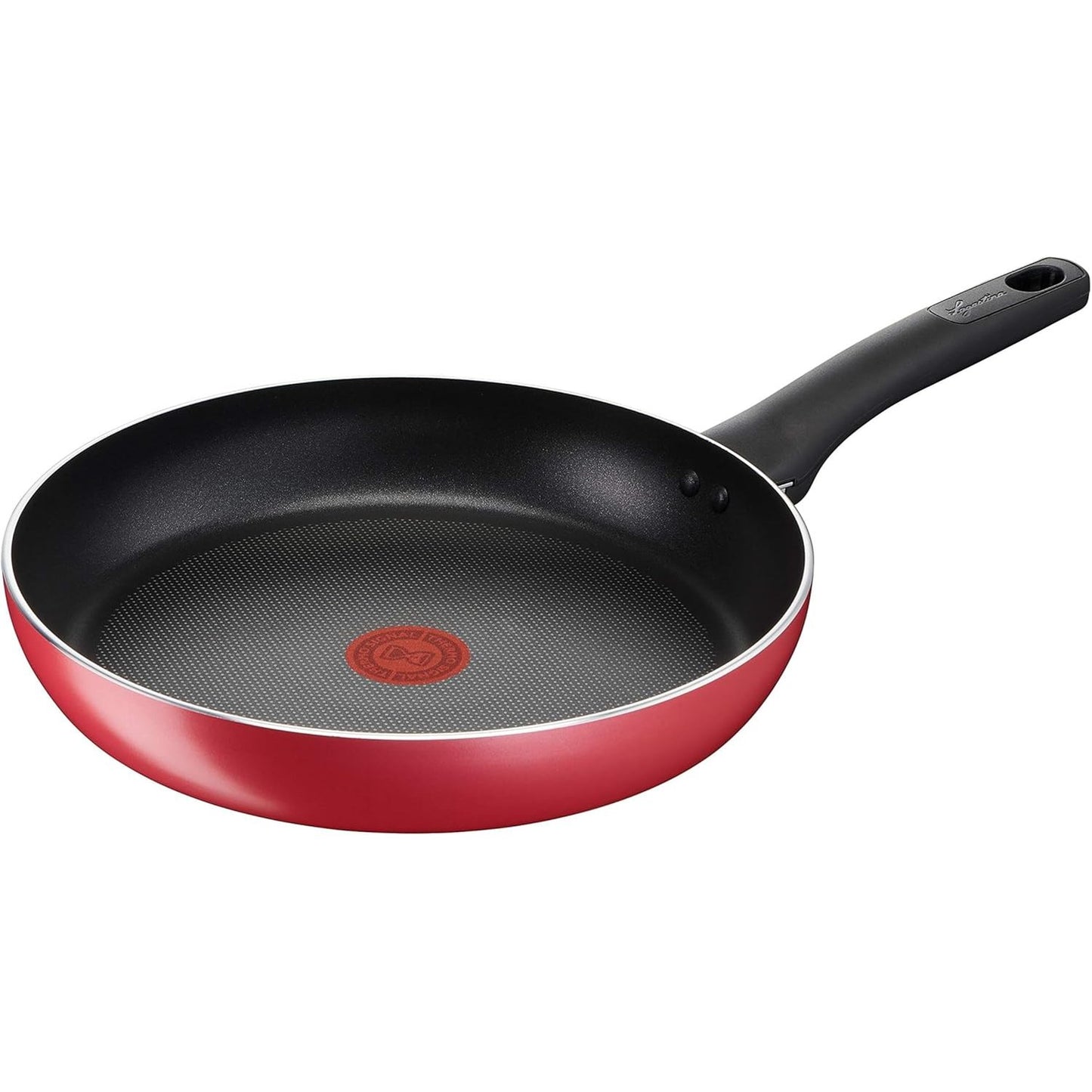 187735 - TIGAN LAGOSTINA Cucina Mediterranea, Alumini Jo-ngjitës, Ø 28cm, Perdorim në Induksion, Gaz dhe Furrë, me Tregues Gatimi Termo-sinjal, Dorezë Ergonomike Bakeliti