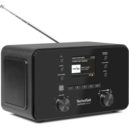 319386 - TECHNISAT Radio DIGITRADIO 550 IR, interneti me tingull stereo RMS 10 vat, DAB+, FM, WLAN, Bluetooth, ekran me ngjyra, telekomandë, funksion ore me zile