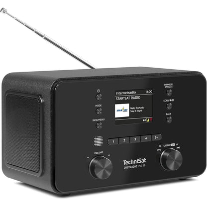 266092 - TECHNISAT DIGITRADIO 550 IR Radio interneti me tingull stereo RMS 10 vat, DAB+, FM, WLAN, Bluetooth, ekran me ngjyra, telekomandë, kontroll aplikacioni, funksion ore me zile