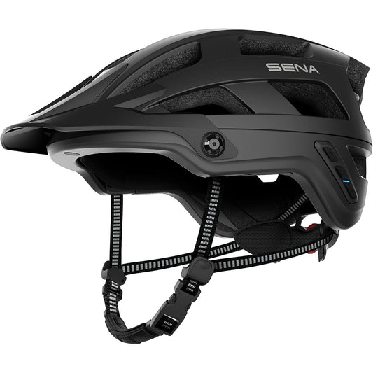 292081 - SENA M1 EVO Helmetë për biçikletë malore inteligjente (e zezë mat, M)