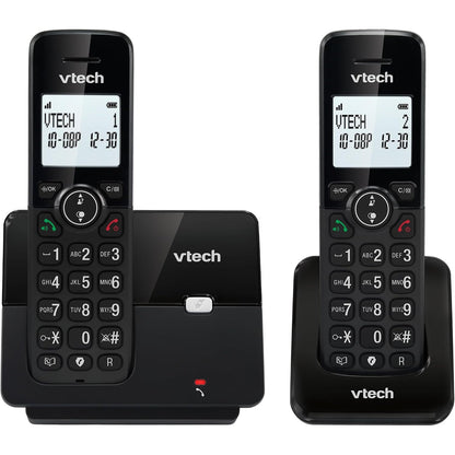 295946 - VTECH Telefon pa tel DECT për shtëpi CS2001 me 2 telefona, bllokues thirrjesh të padëshiruara, rreze e besueshme deri në 300 m, identifikim i thirrësit
