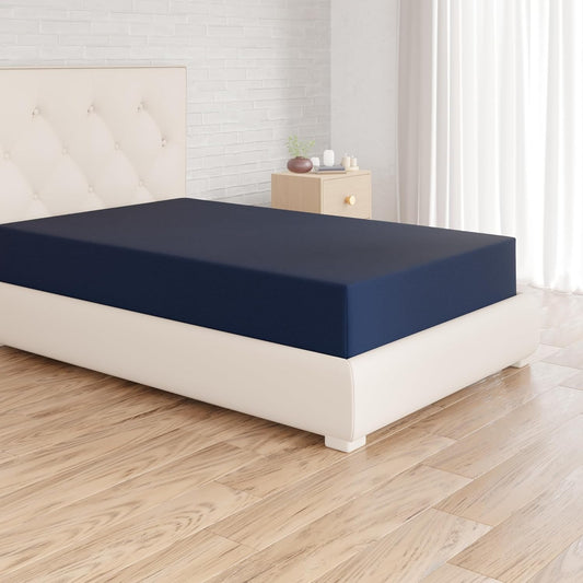 216288 - AMAZON BASICS Çarçaf i montuar me mikrofibër, lartësia e dyshekut deri në 30 cm, 90 x 190 cm