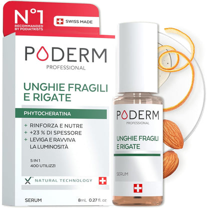 275316 - PODERM Trajtim thjesht me bazë bimore për thonj britanikë, rigjeneron dhe forcon, 8 ml.