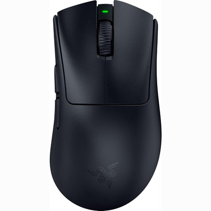 272718 - RAZER DEATHADDER V4 PRO – Maus ergonomik pa tel për sporte elektronike, ultra i lehtë - 56g - 2.4 GHz Hyperspeed - Sensor Focus Pro 45K - 8K Hz Polling - Çelësa optikë Gen-4 - PC/Mac | E zezë