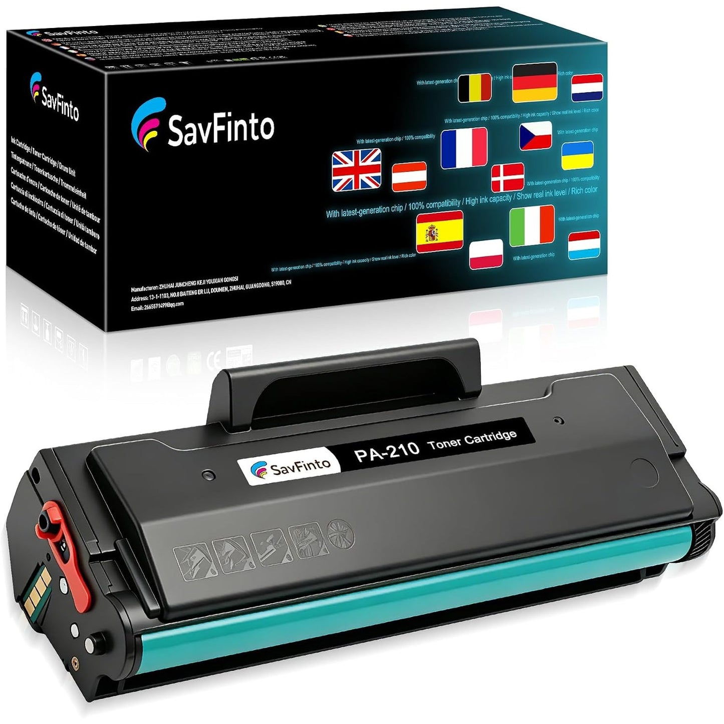 274004 - SAVFINTO Kartusha tonerësh PA-210 PA210 PA 210 të përputhshëm për Pantum P2500W P2502W P2508W M6558NW M6500NW M6500N M6500W M6550NW M6552NW M6600N M6602NW M6608NW