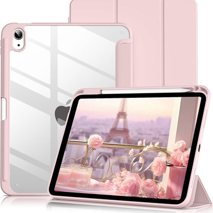 300094 - LSMMPBA Mbulesë për iPad (A16) Gjenerata e 11-të 2025, Mbulesë Mbrojtëse Rezistente ndaj Goditjeve, 10.9 inç, Rozë.