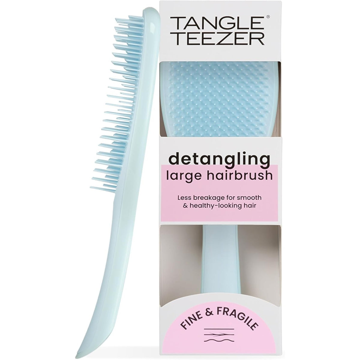 303433 - TANGLE TEEZER - Fine & Brittle Ultimate Detangler - Furçë e madhe - Ideale për flokë delikatë - Blu deti