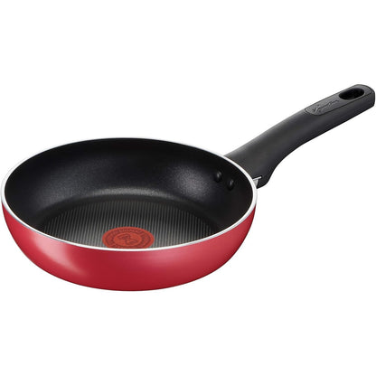 185009 - TIGAN LAGOSTINA Cucina Mediterranea Ø20cm, për Induksion, Alumini Jo-ngjitës, me Tregues Gatimi me Termo-sinjale, i Kuq