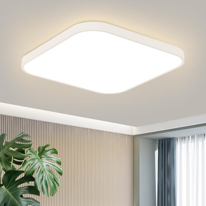 133660 - ZMH - Llambë LED për Tavan, për Dhomë Gjumi, Kuzhinë, Banjë, 27cm, e Bardhë e Ngrohtë, IP44