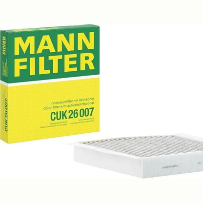 313295 - MANN-FILTER filtër ajri kabine CUK 26 007, me karbon të aktivizuar