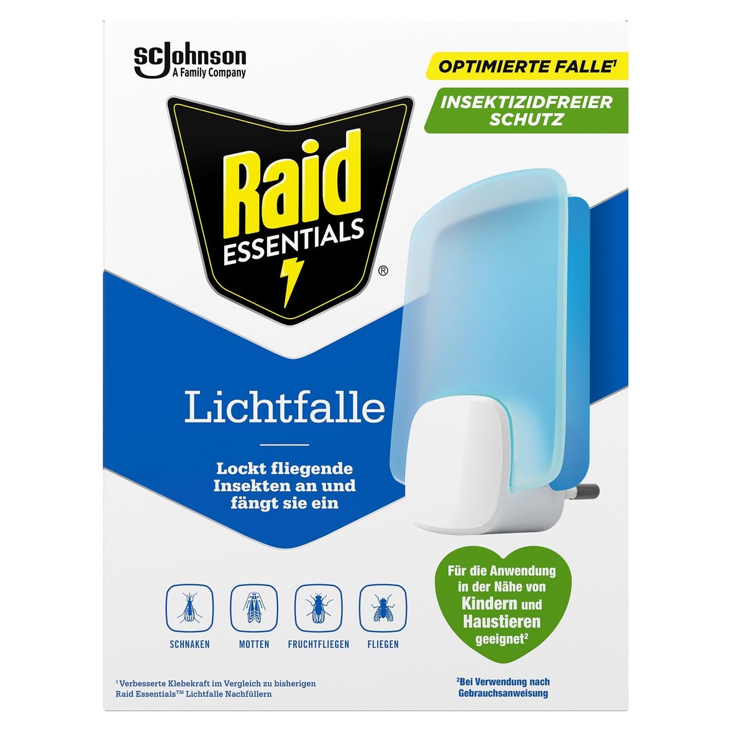 271969 - Raid Essentials Kurth Dritash LED për Mizat, 1 Kurth Dritash & 1 Pako Mbushëse