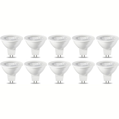 215117 - AMAZON BASICS Llampa LED, GU5.3/MR16, 4.5 W (ekuivalente me një llambë inkandeshente 35 W), e bardhë e ngrohtë, pa errësim, pako me 10 copë