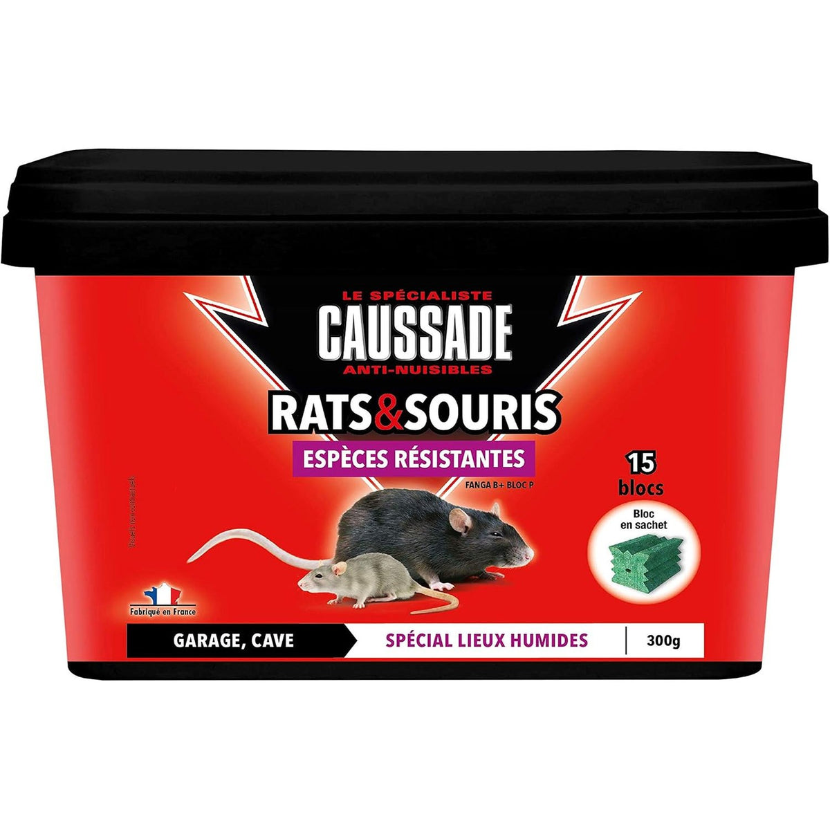 314551 - CAUSSADE Karrem kundër minjve - 15 blloqe karremi - 300 g